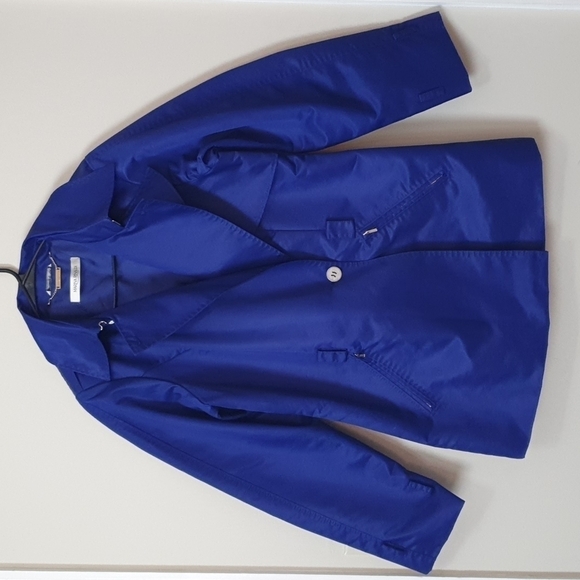 Marina Rinaldi Indigo Belted Trench Coat - Picture 1 of 8